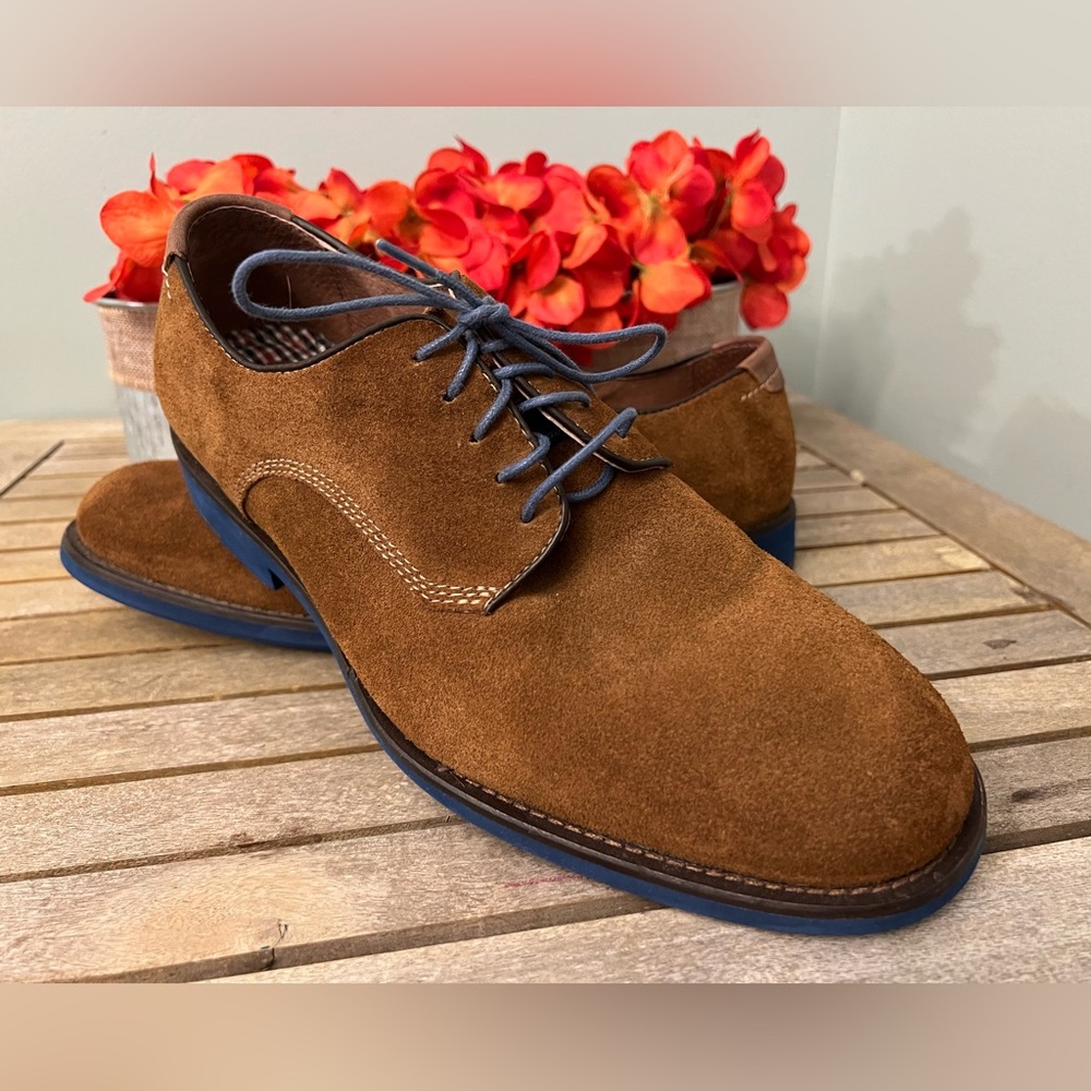 JOHNSTON & MURPHY SUEDE  Dress Casual SHOES MEN'S SZ 9.
